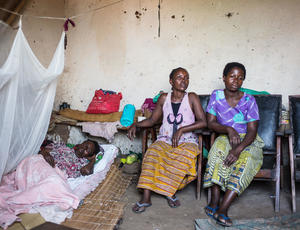 Personnes atteintes du choléra - Photo © Isabelle Serro / Fondation Veolia