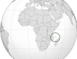 Orthographic map of the Comoros, by Spesh531