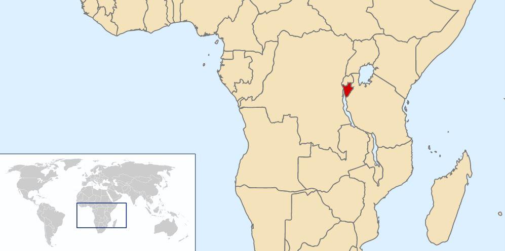 Burundi - carte
