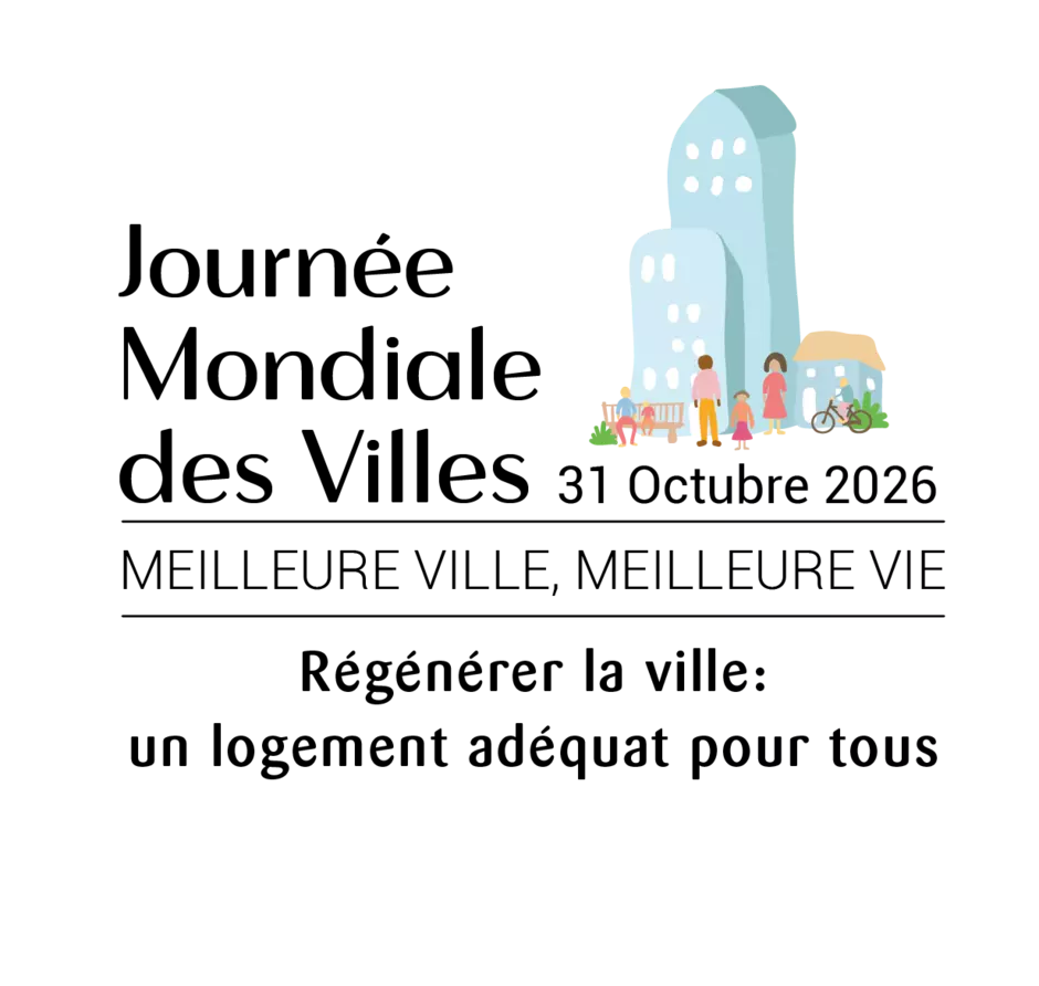 Logo de la Journée mondiale des villes 2026