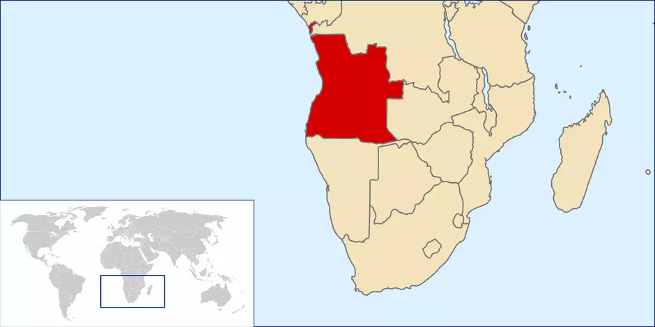 Map of Angola, By Rei-artur, CC BY-SA 3.0, via Wikimedia Commons